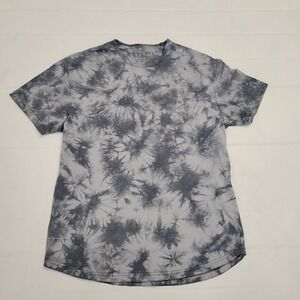 BYLT Premium Basics Cloud Dye Drop Cut Men's Size L Gray Short Sleeve T-Shirt